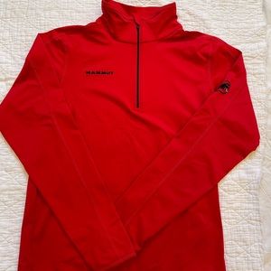 NWOT, never used, Mammut 1/4 Zip Top